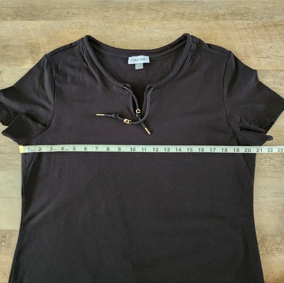 Calvin Klein Black Shirt Dress - Picture 11 of 12